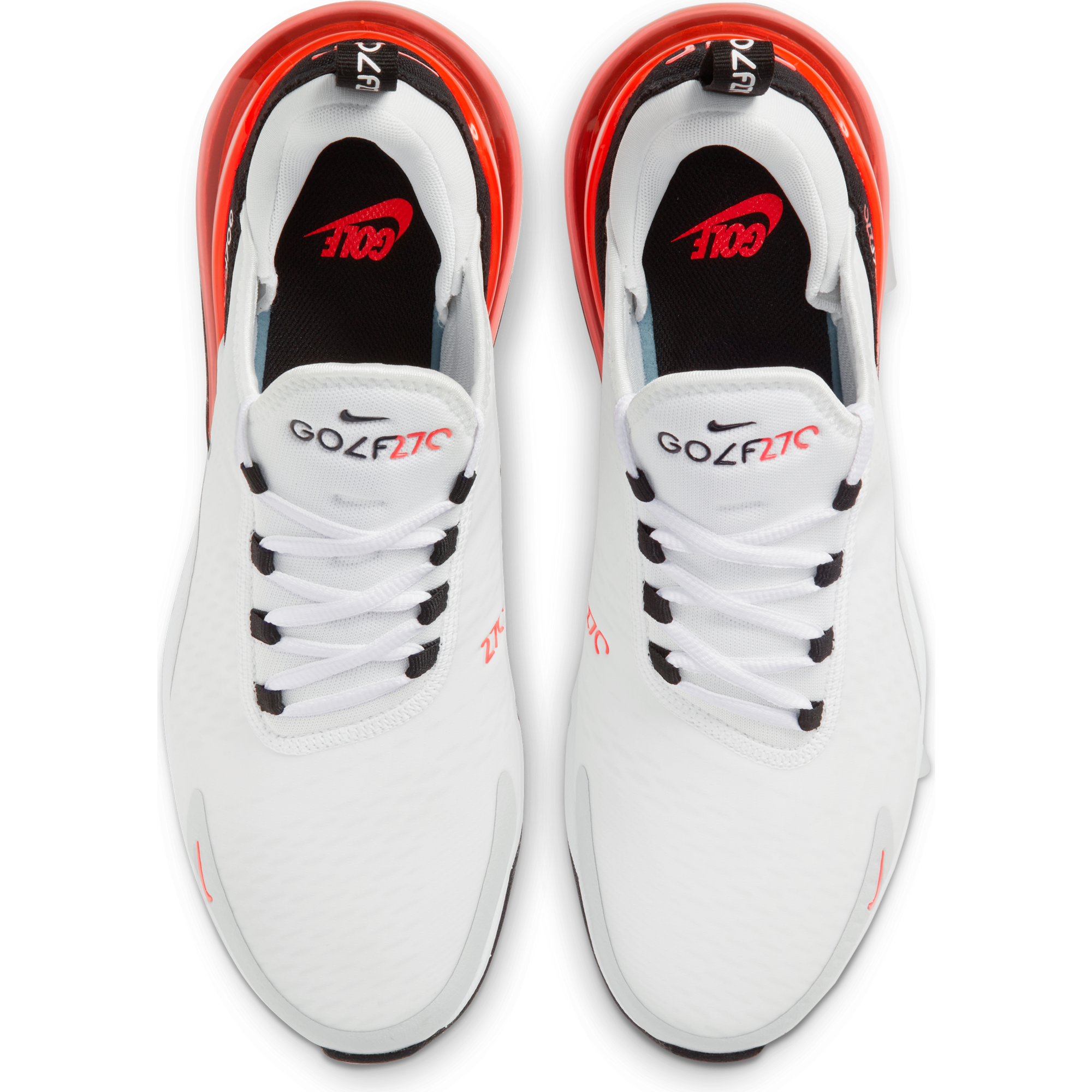 Air Max 270 G Spikeless Golf Shoe - White/Grey/Red | NIKE | Golf